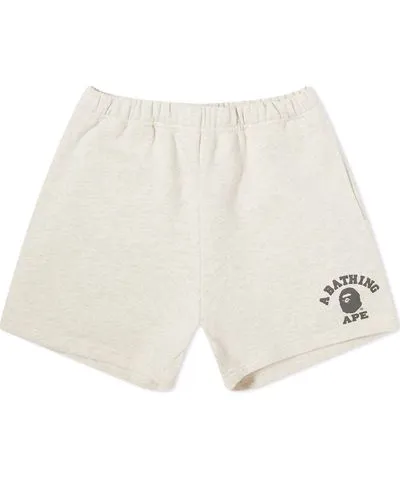 A Bathing Ape Women's College Sweat Shorts