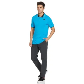 Adidas Men's Essentials Core Polo Tee (Bold Aqua)