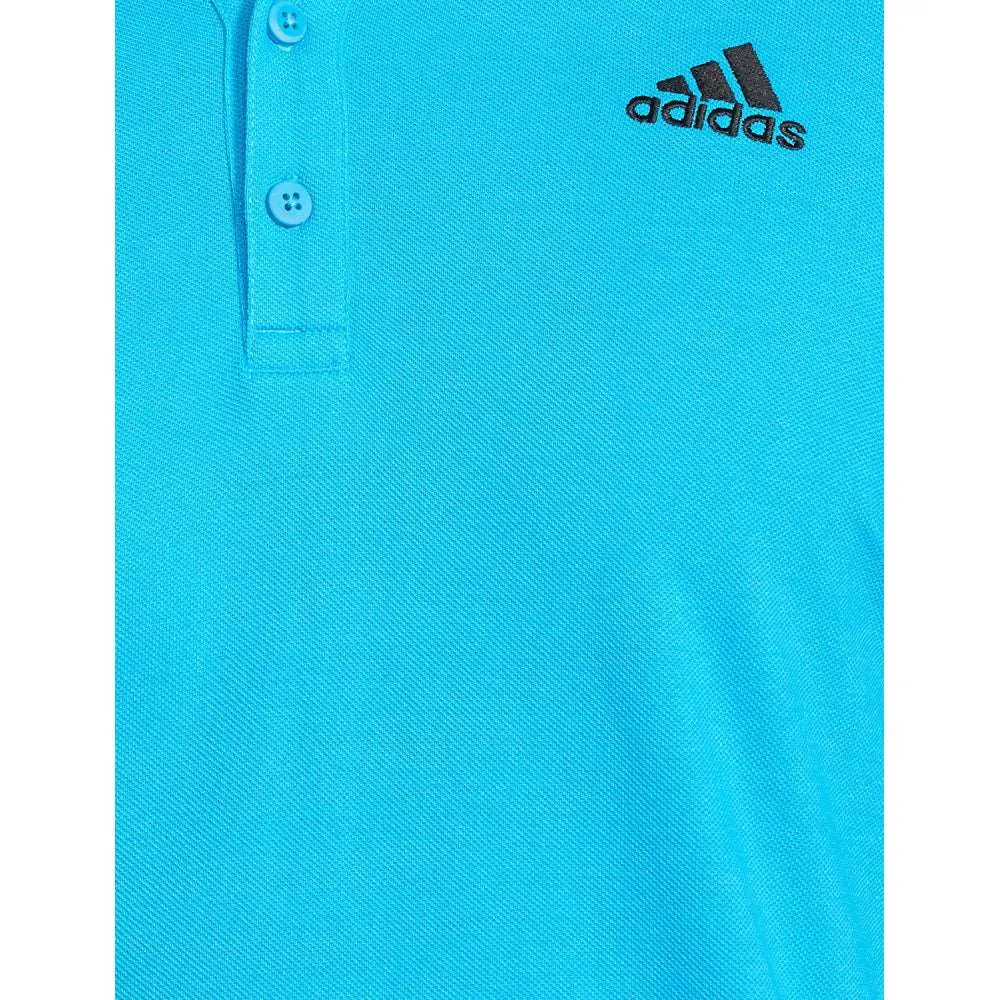 Adidas Men's Essentials Core Polo Tee (Bold Aqua)