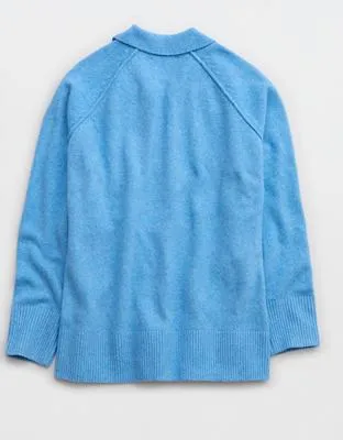 Aerie Unreal Polo Sweater
