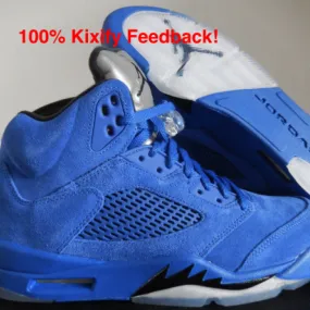 Air Jordan 5 Blue Suede