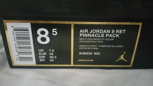 Air Jordan 9 Ret Pinnacle Pack