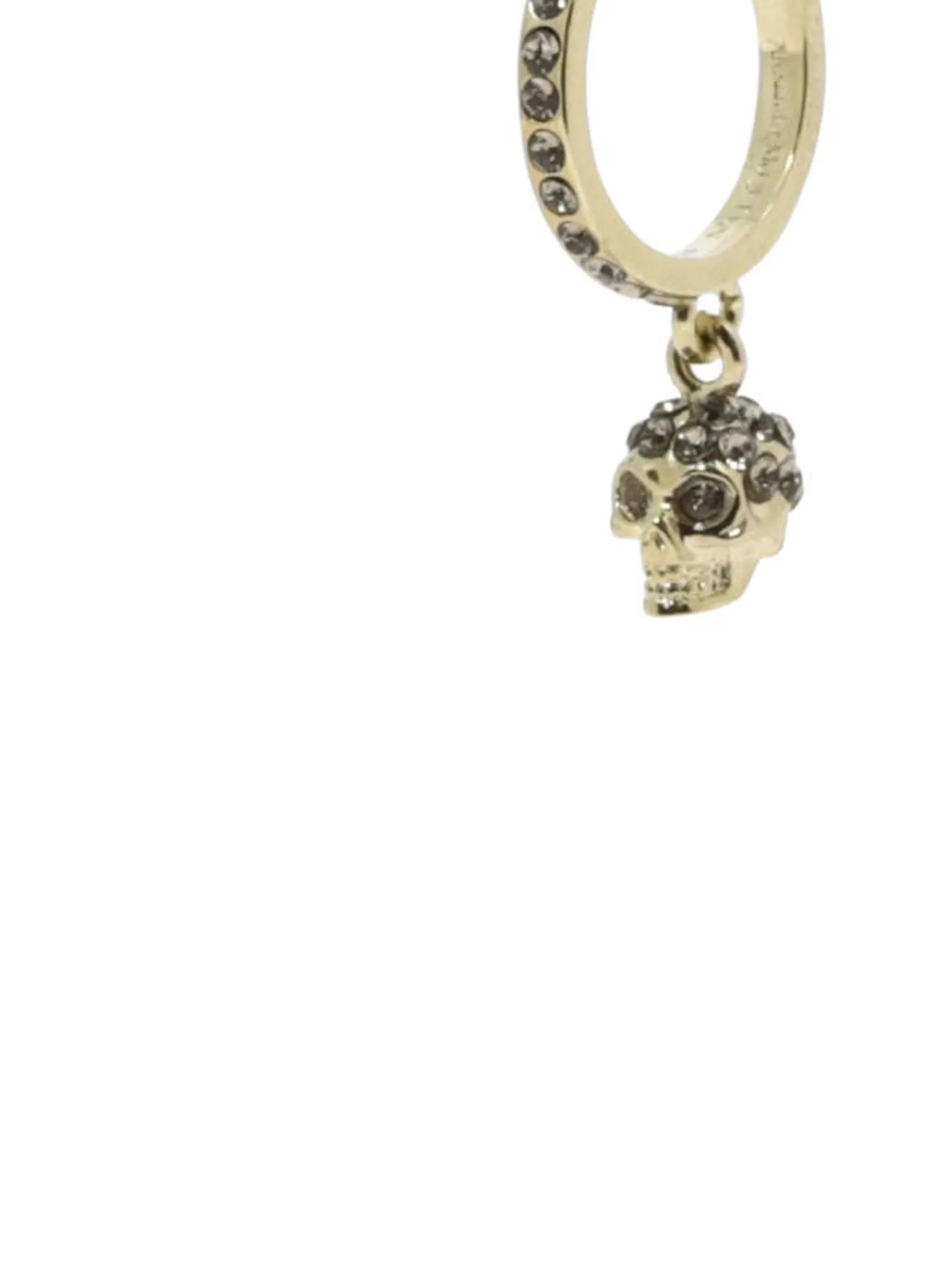 Alexander McQueen    Alexander Mc Queen Skull Mini Creole Earrings