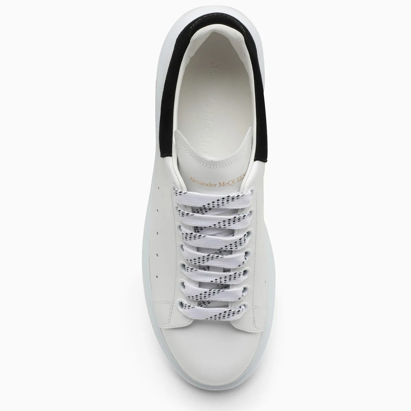 Alexander McQueen    Alexander Mc Queen White And Black Oversized Sneakers