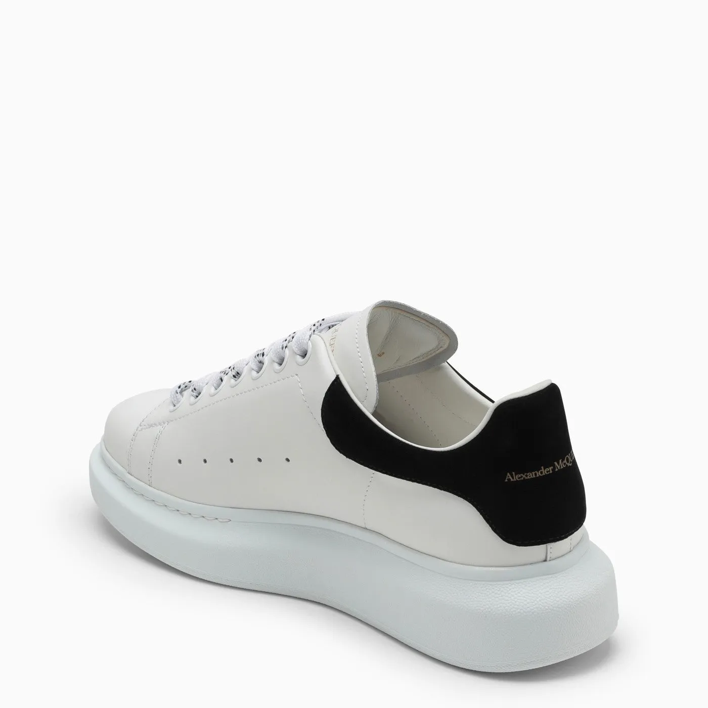 Alexander McQueen    Alexander Mc Queen White And Black Oversized Sneakers