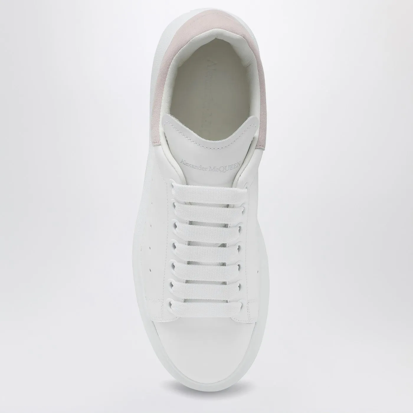 Alexander McQueen    Alexander Mc Queen White And Pink Oversized Sneakers