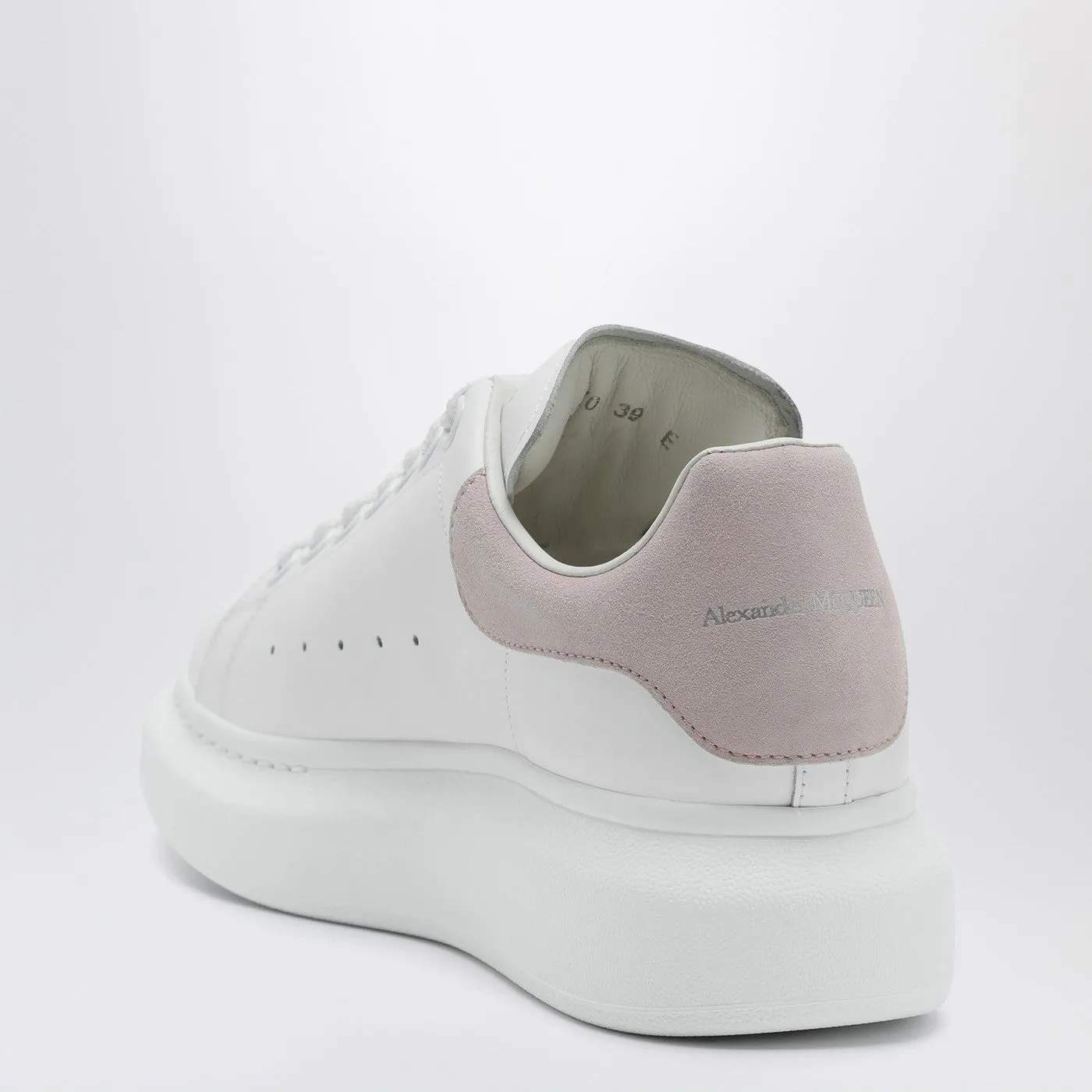 Alexander McQueen    Alexander Mc Queen White And Pink Oversized Sneakers