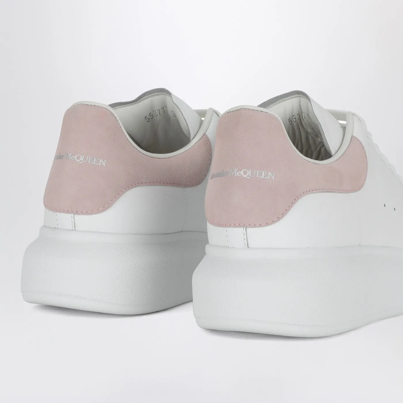 Alexander McQueen    Alexander Mc Queen White And Pink Oversized Sneakers