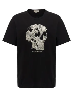 Alexander McQueen    Alexander Mcqueen Embroidery T Shirt