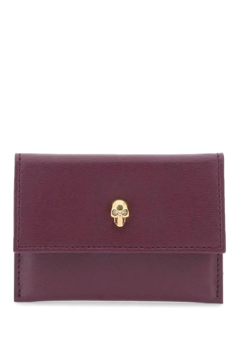 Alexander McQueen    Alexander Mcqueen Envelope Skull Card Holder Pouch