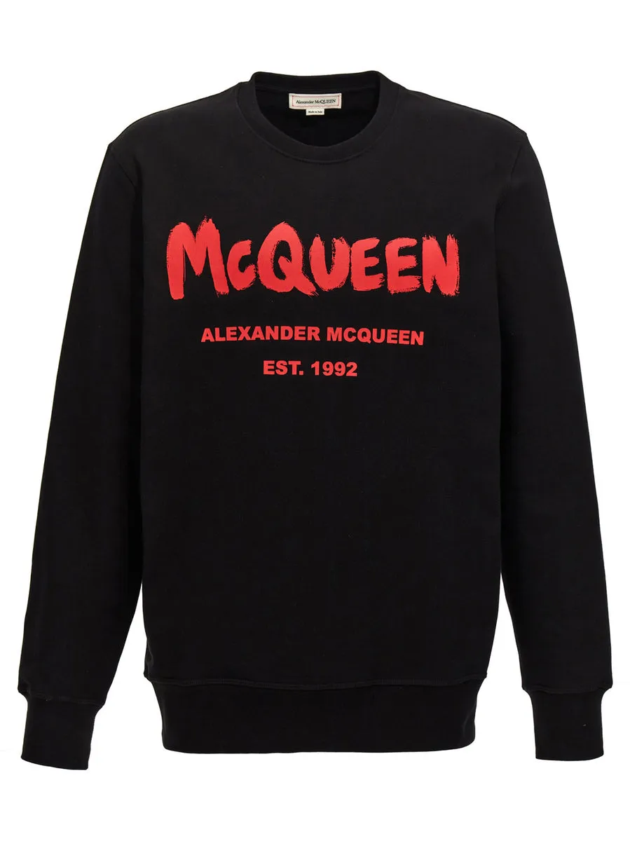 Alexander McQueen    Alexander Mcqueen 'Graffiti' Sweatshirt