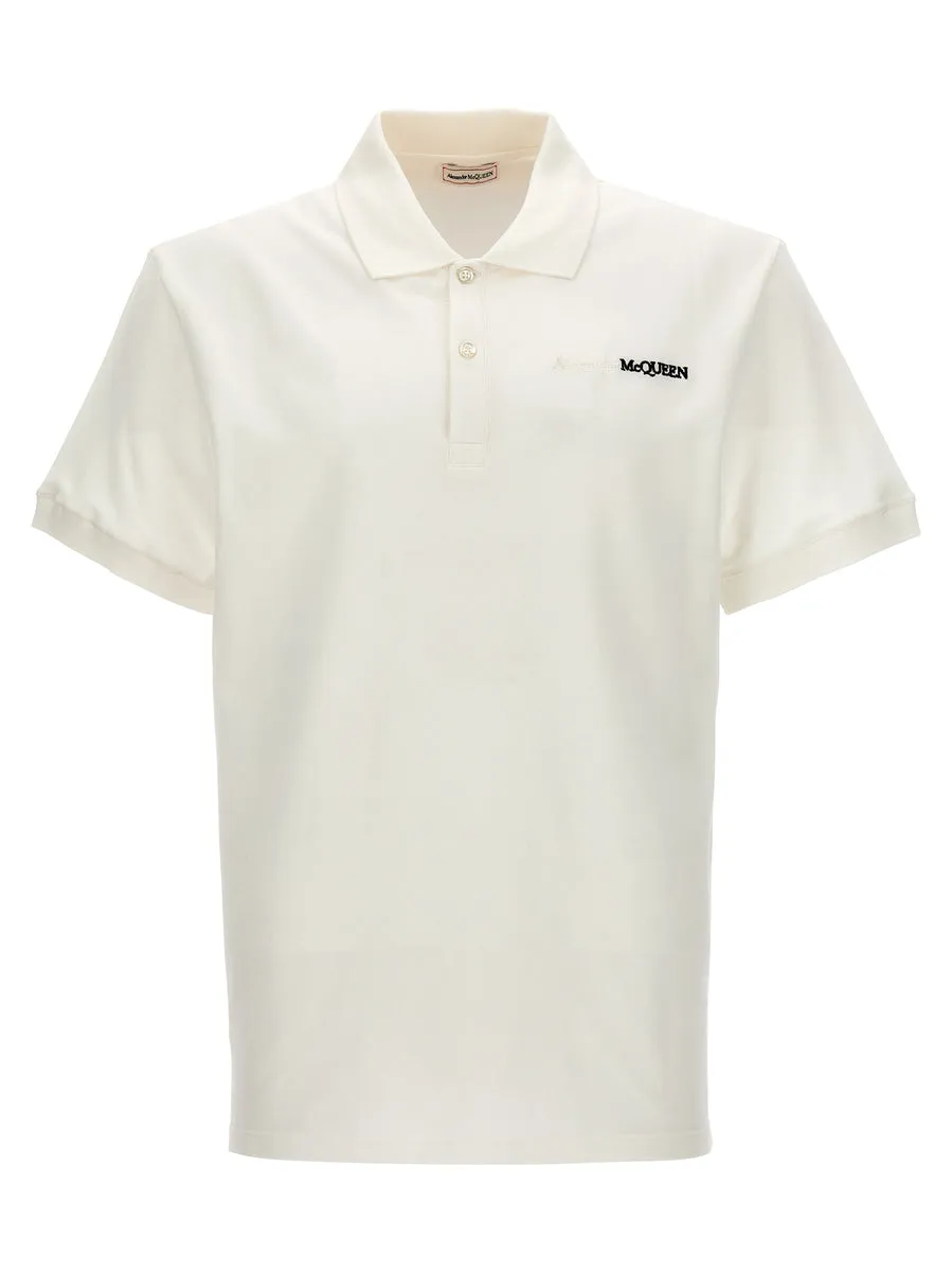 Alexander McQueen    Alexander Mcqueen Logo Polo Shirt