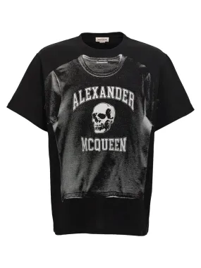 Alexander McQueen    Alexander Mcqueen Logo Print T Shirt