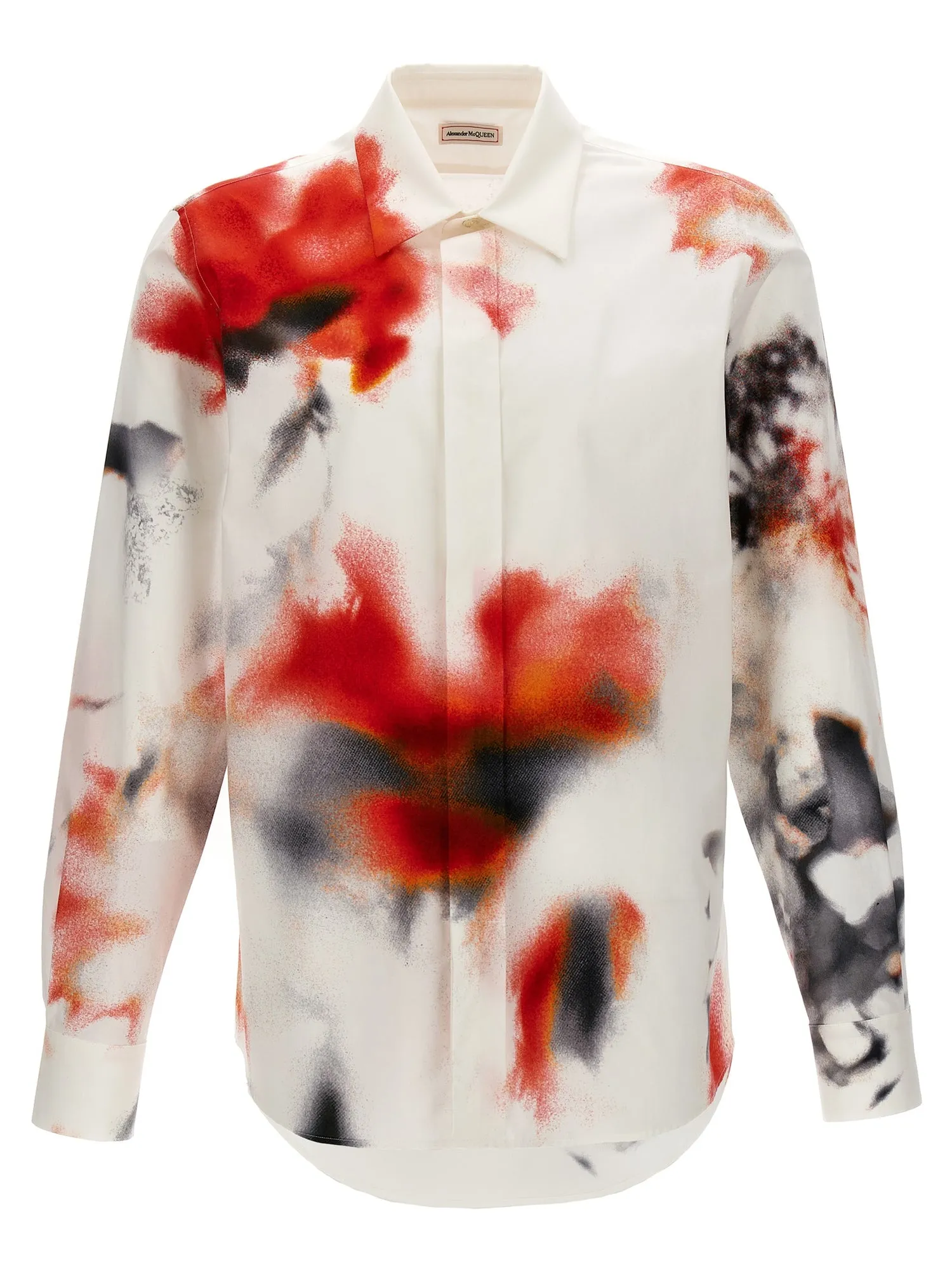 Alexander McQueen    Alexander Mcqueen 'Obscured Flower' Shirt