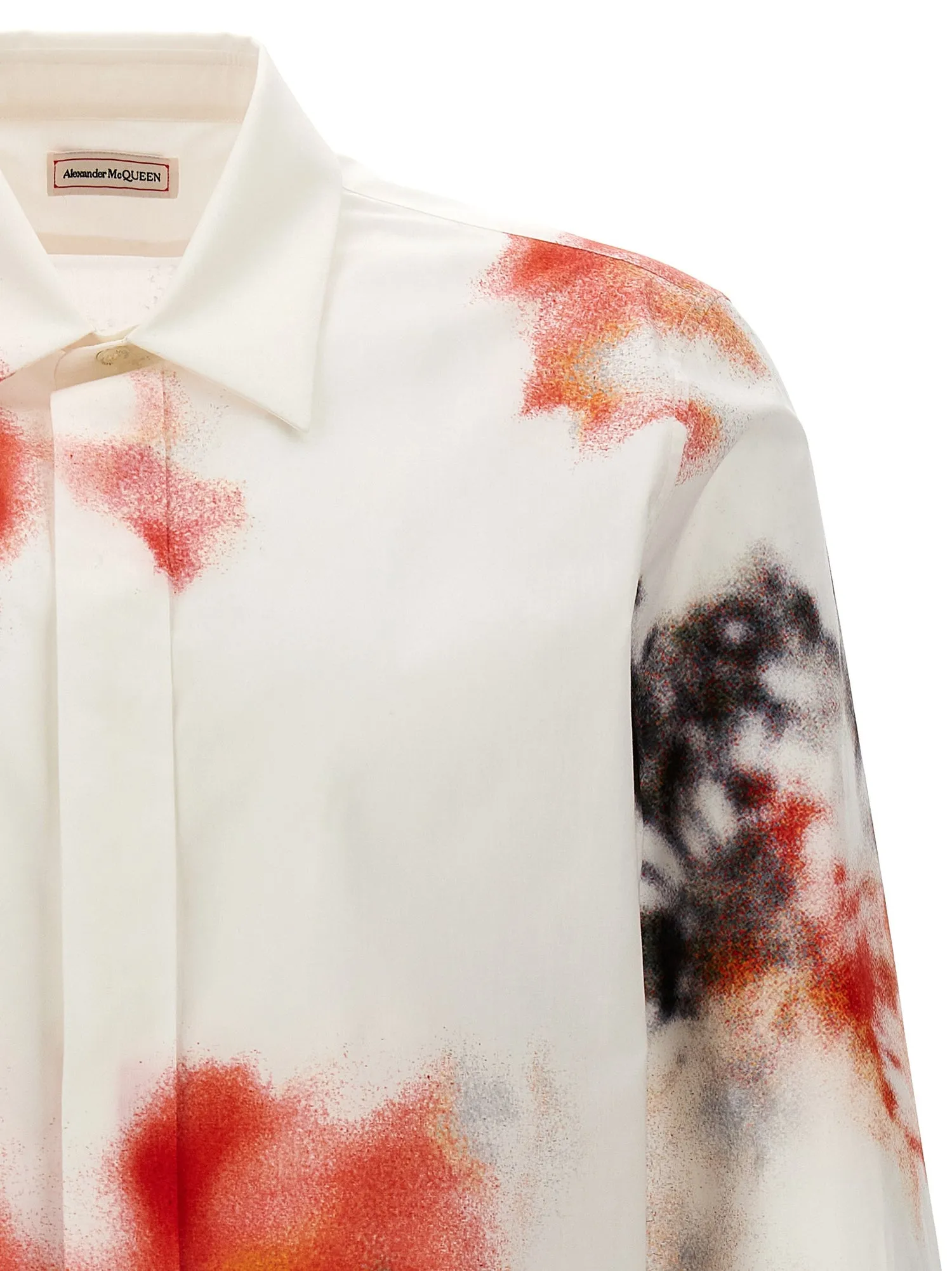 Alexander McQueen    Alexander Mcqueen 'Obscured Flower' Shirt