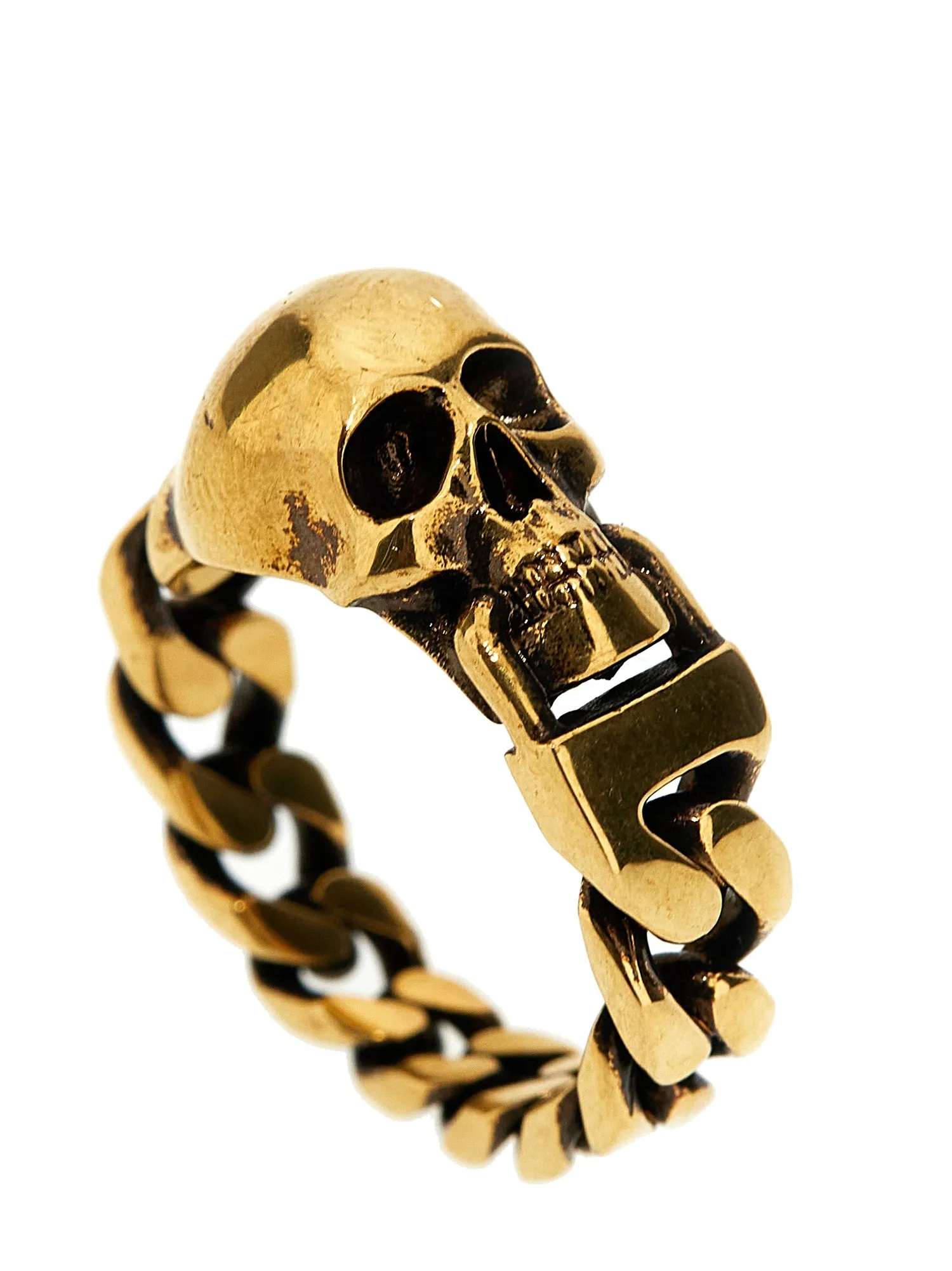 Alexander McQueen    Alexander Mcqueen 'Skull' Ring