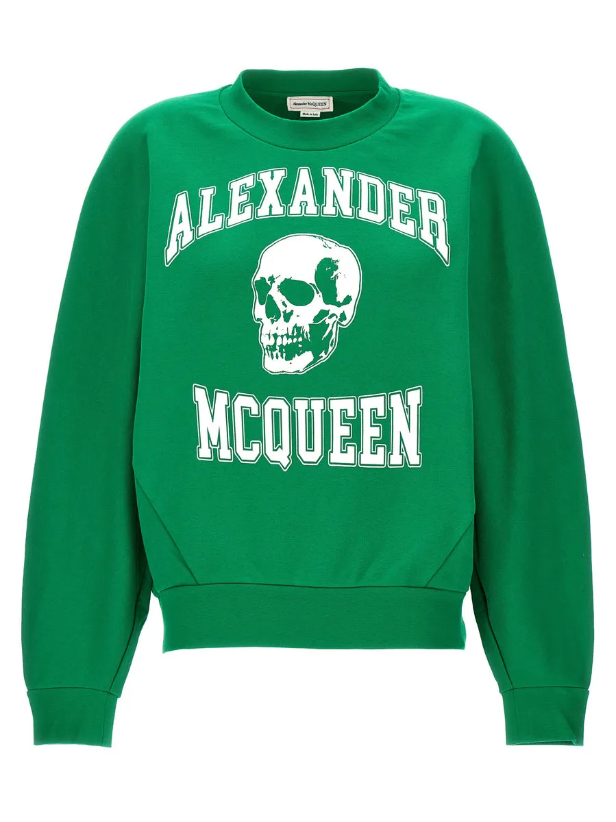 Alexander McQueen    Alexander Mcqueen 'Varsity Skull' Sweatshirt