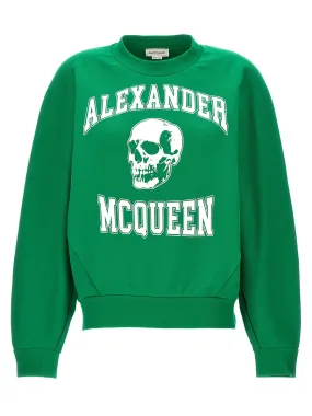 Alexander McQueen    Alexander Mcqueen 'Varsity Skull' Sweatshirt