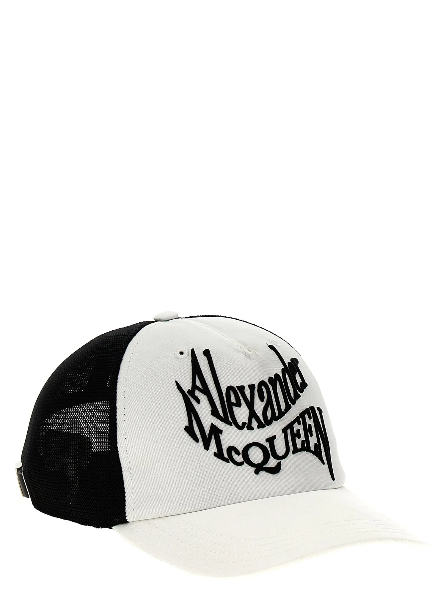 Alexander McQueen    Alexander Mcqueen 'Warped Logo' Baseball Cap