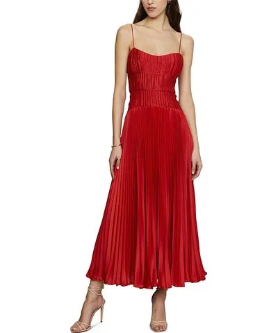 Amur Cherry Drop Waist Midi Dress