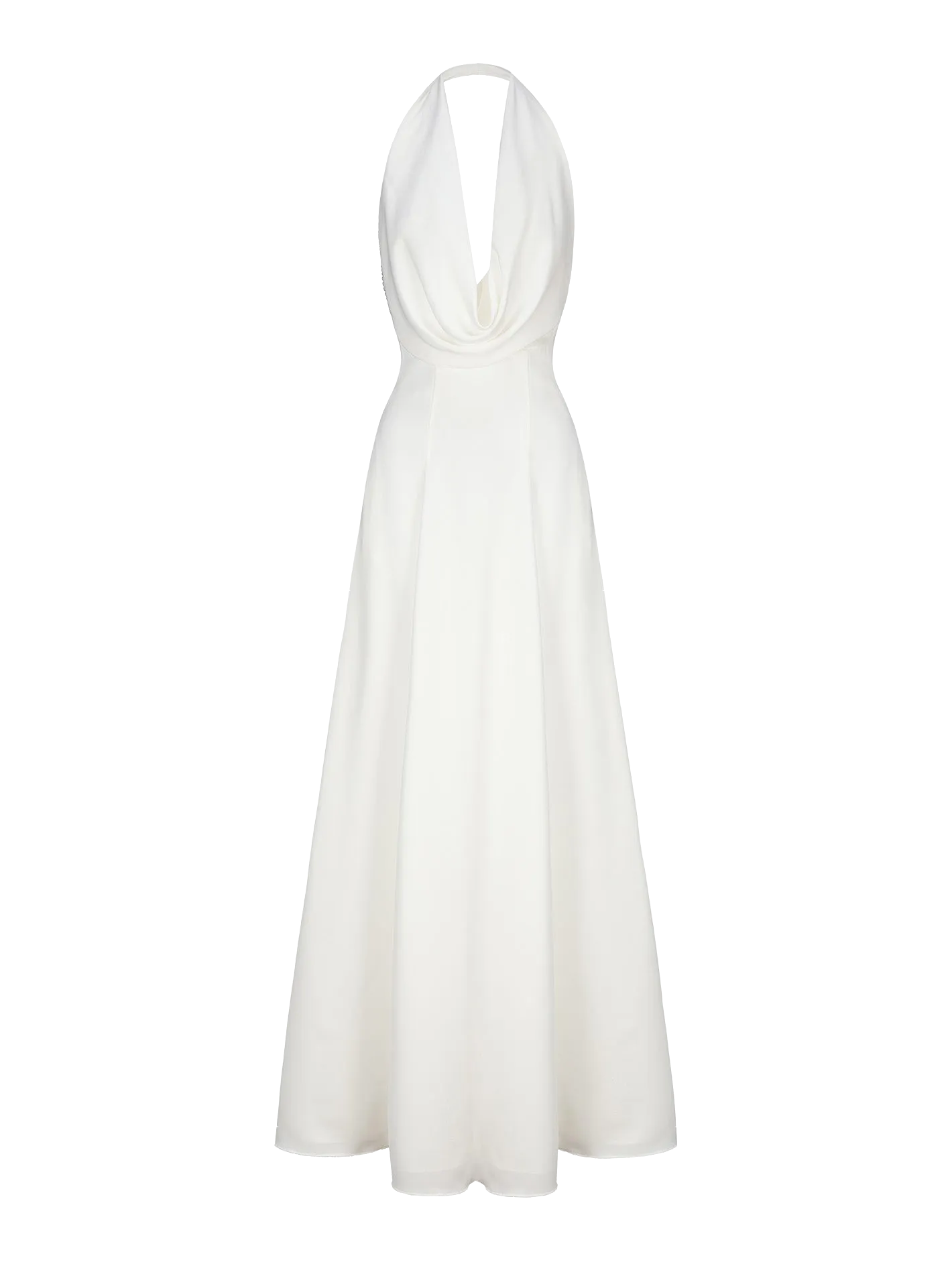 Aniya Satin Dress (White)