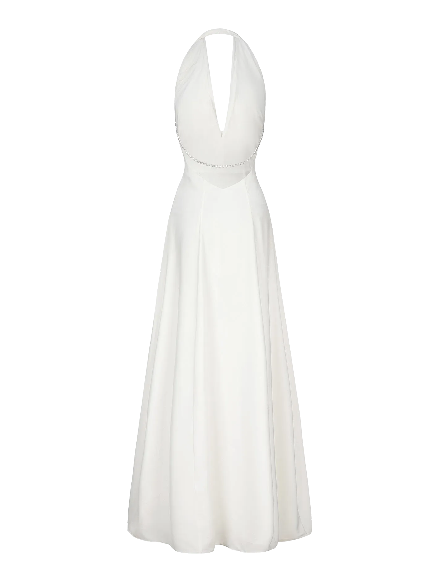 Aniya Satin Dress (White)