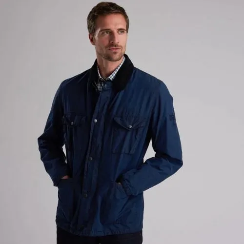 Barbour International Steve McQueen™ Lawtell Waxed Cotton Jacket | Royal Navy