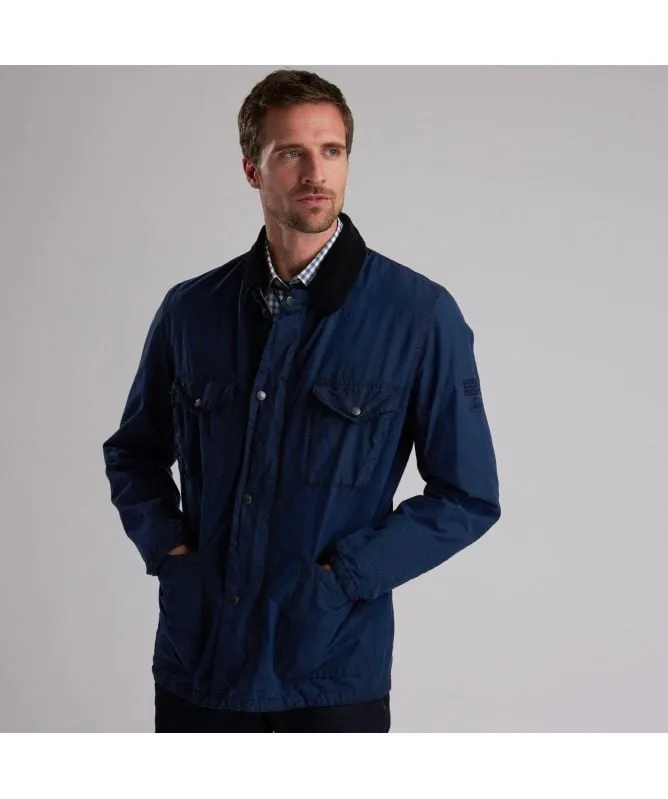 Barbour International Steve McQueen™ Lawtell Waxed Cotton Jacket | Royal Navy