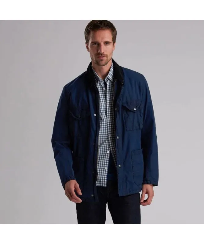 Barbour International Steve McQueen™ Lawtell Waxed Cotton Jacket | Royal Navy