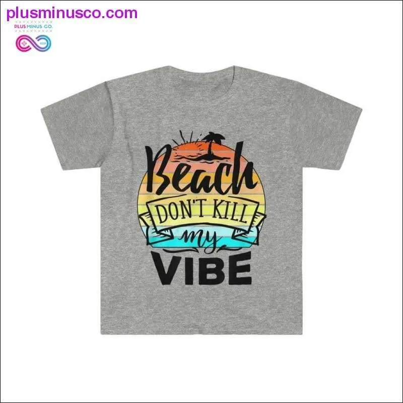 Beach Dont Kill My Vibe Retro Sunset Funny Summer T-Shirt