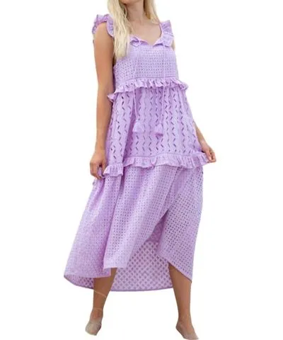 Bindu Dominique Dress In Lavender