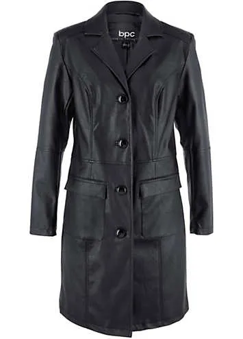 bonprix Faux Leather Trench Coat | Grattan