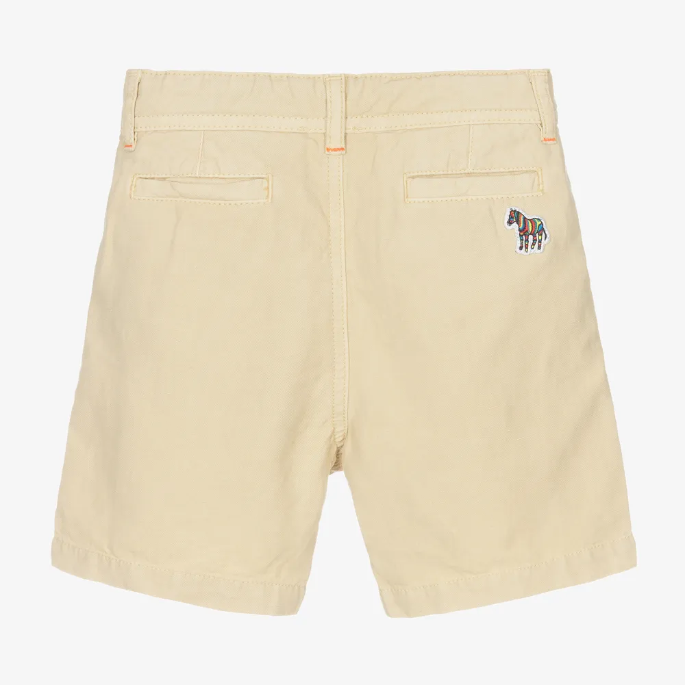 Boys Beige Chino Shorts