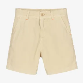 Boys Beige Chino Shorts