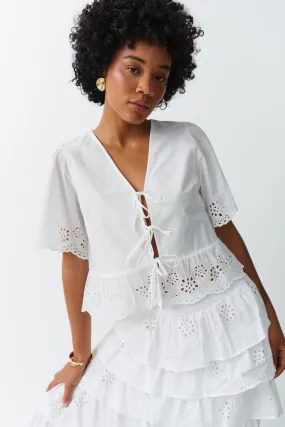 Broderi anglaise blouse