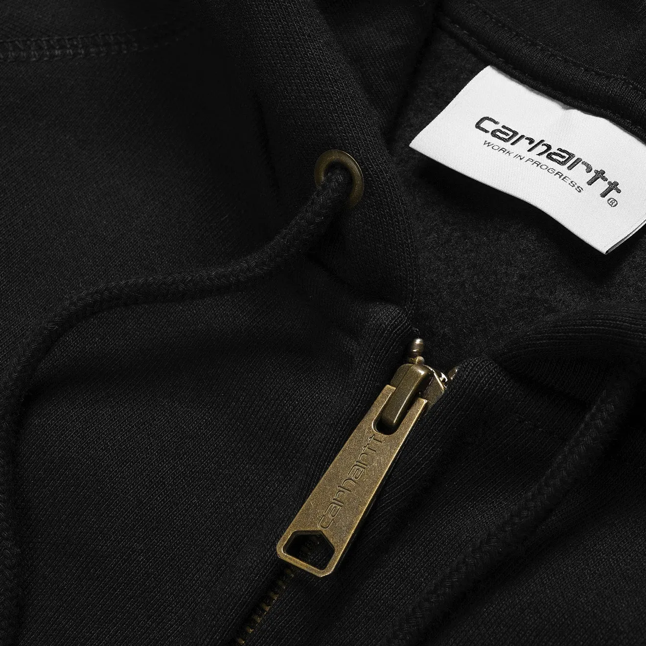 Carhartt WIP Hooded Chase Jacket Black / Gold