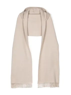 CASHMERE BLEND HOODED SCARF