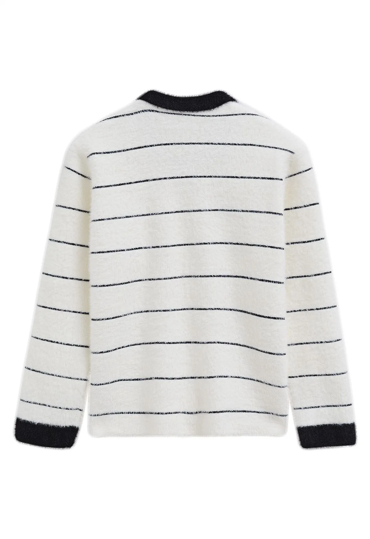 Chicwish  |Stripes Casual Style Bi-color Long Sleeves Party Style