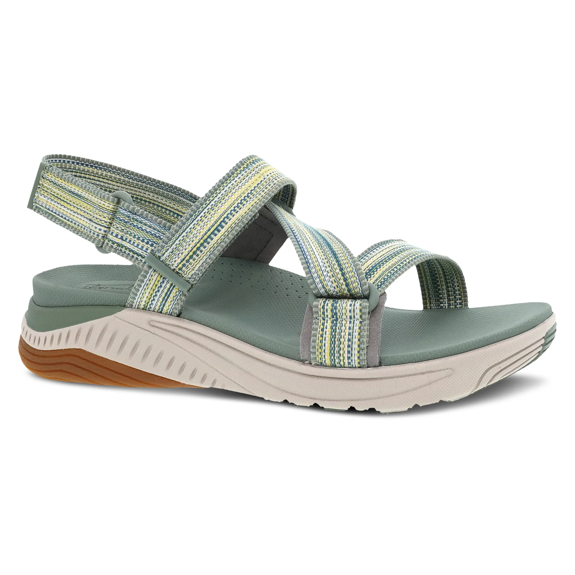 Dansko Women’s Rayna Sandals-Sage Multi Webbing