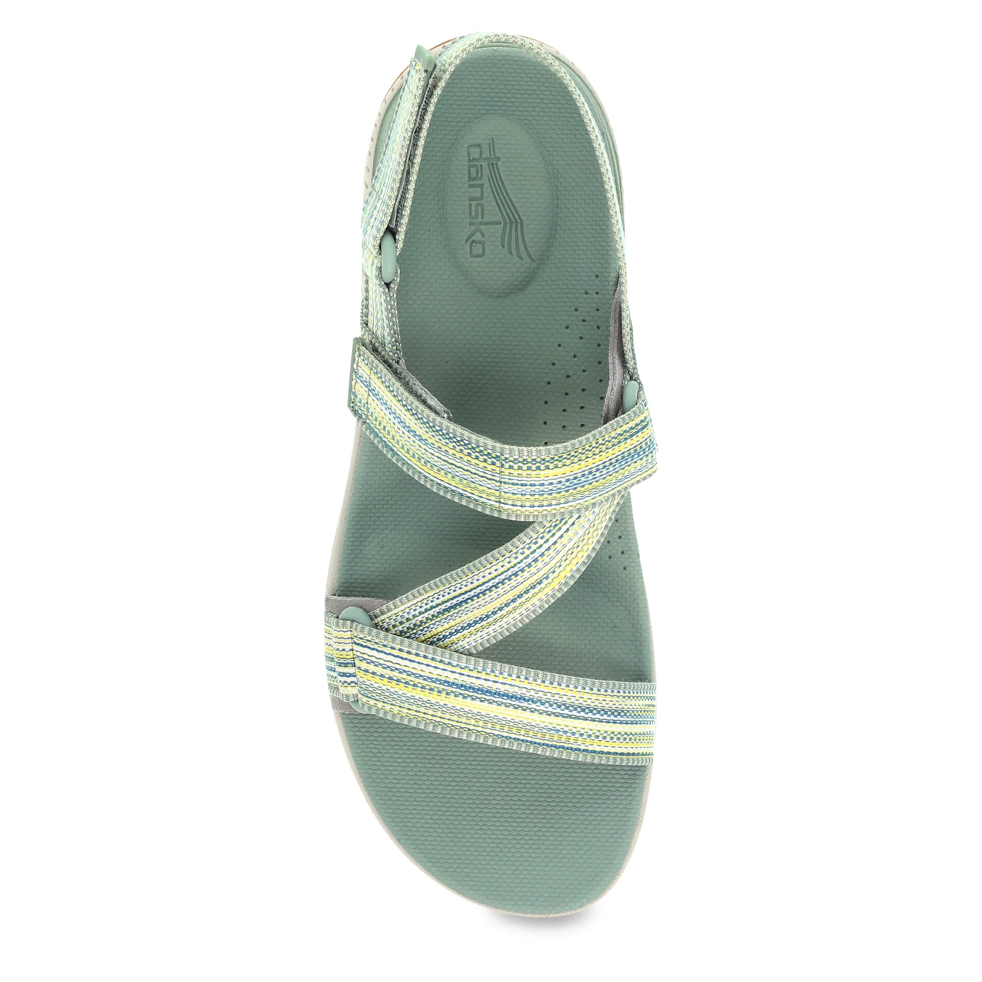 Dansko Women’s Rayna Sandals-Sage Multi Webbing