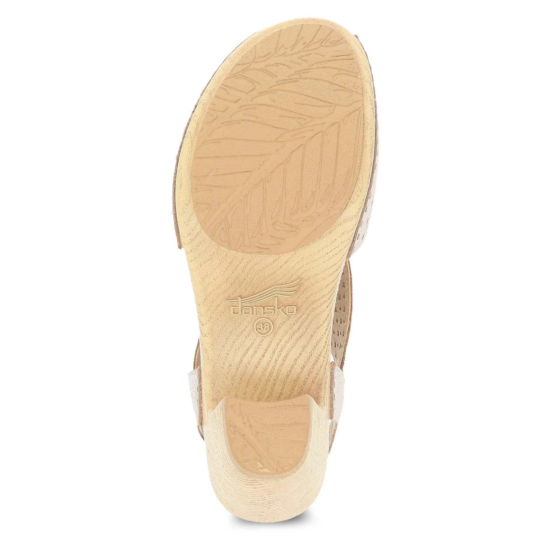 Dansko Women’s Teagan Sandals-White Vintage Leather