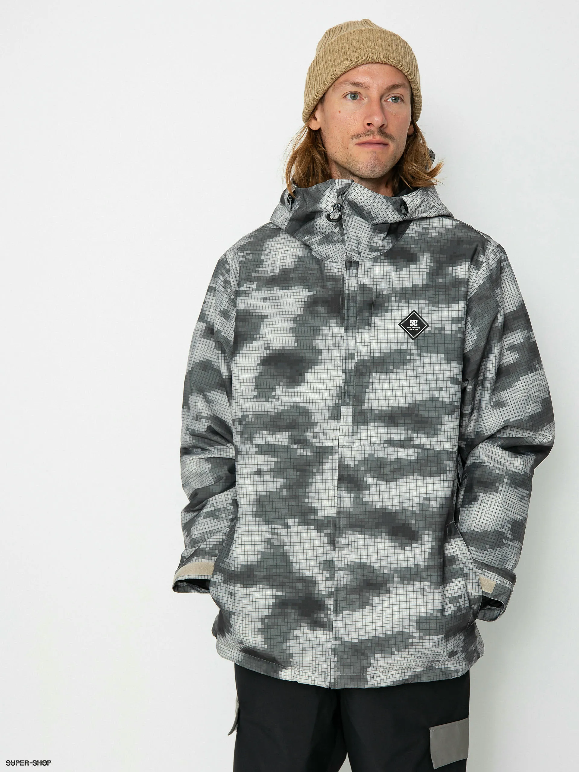 DC Basis Print Snowboard jacket (cloud cover)