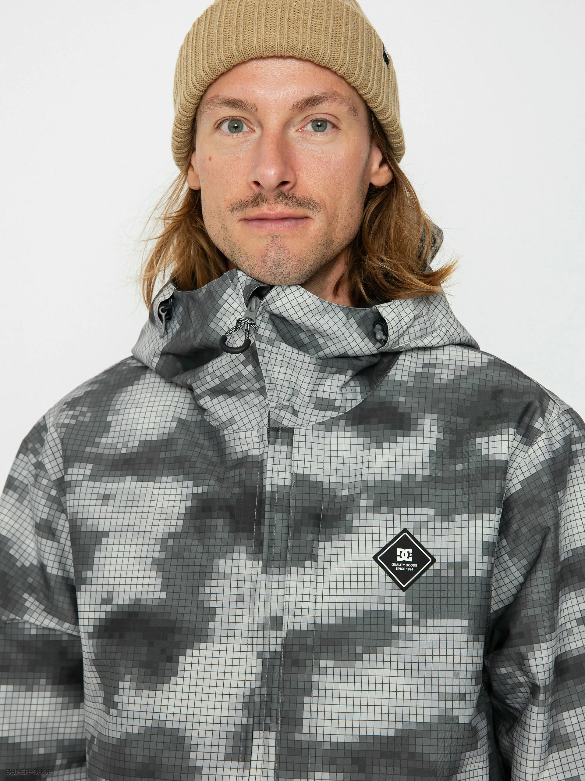 DC Basis Print Snowboard jacket (cloud cover)