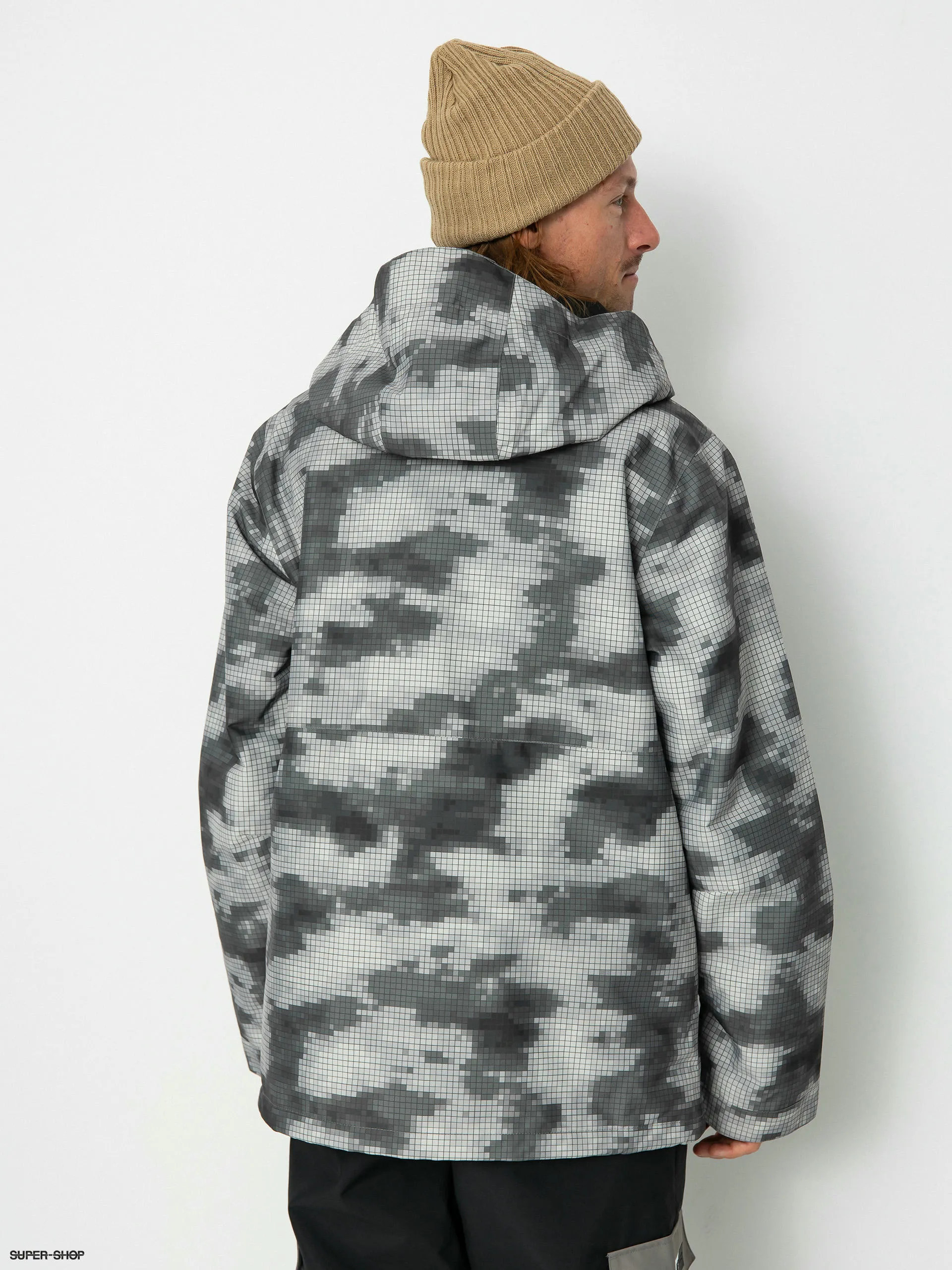 DC Basis Print Snowboard jacket (cloud cover)