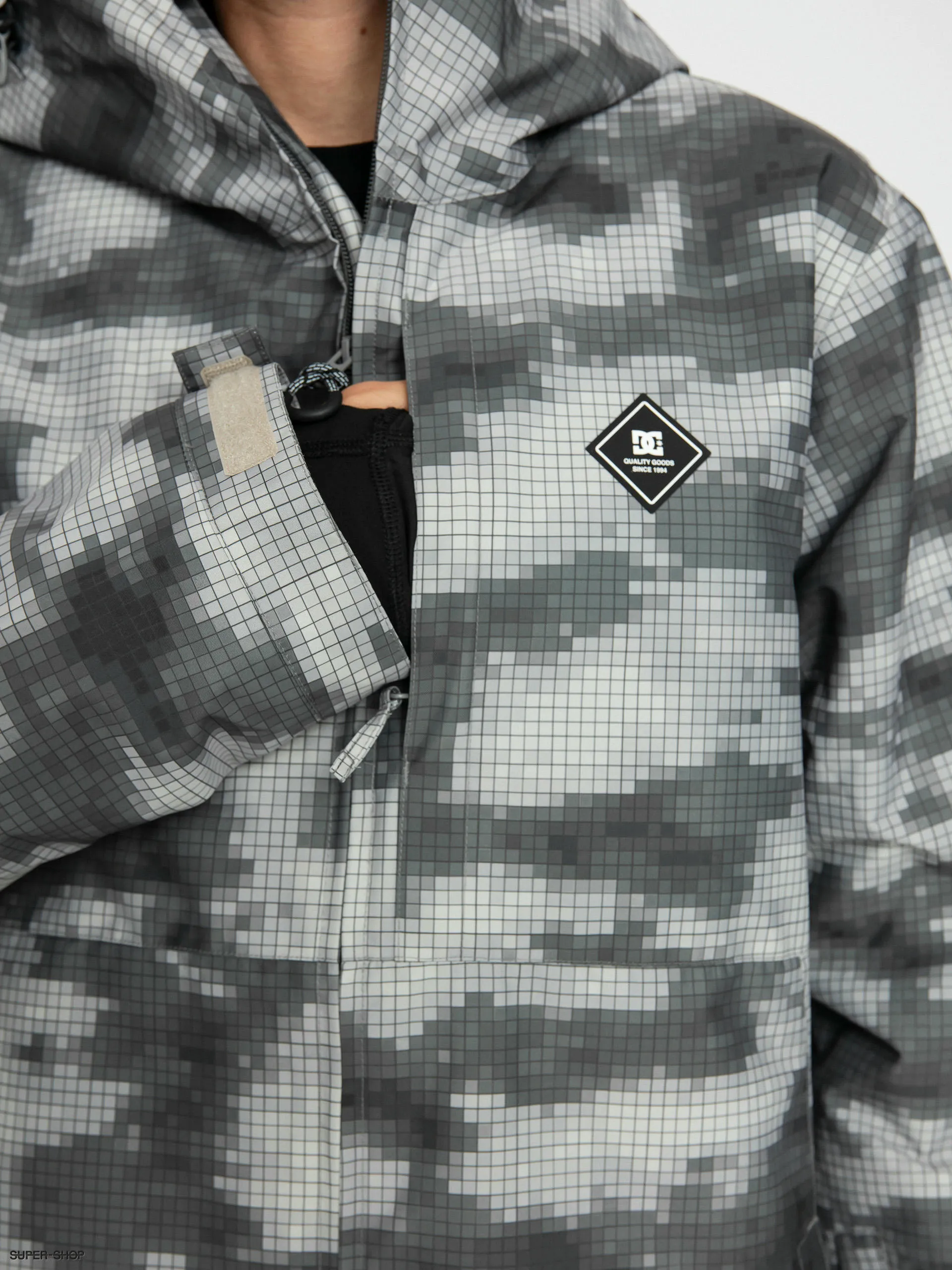 DC Basis Print Snowboard jacket (cloud cover)