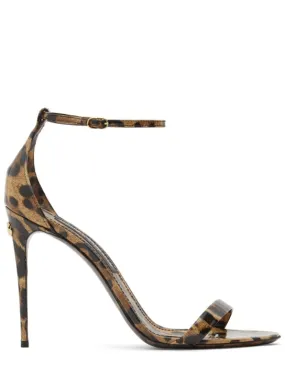 Dolce&Gabbana   105mm Keira patent leather sandals 