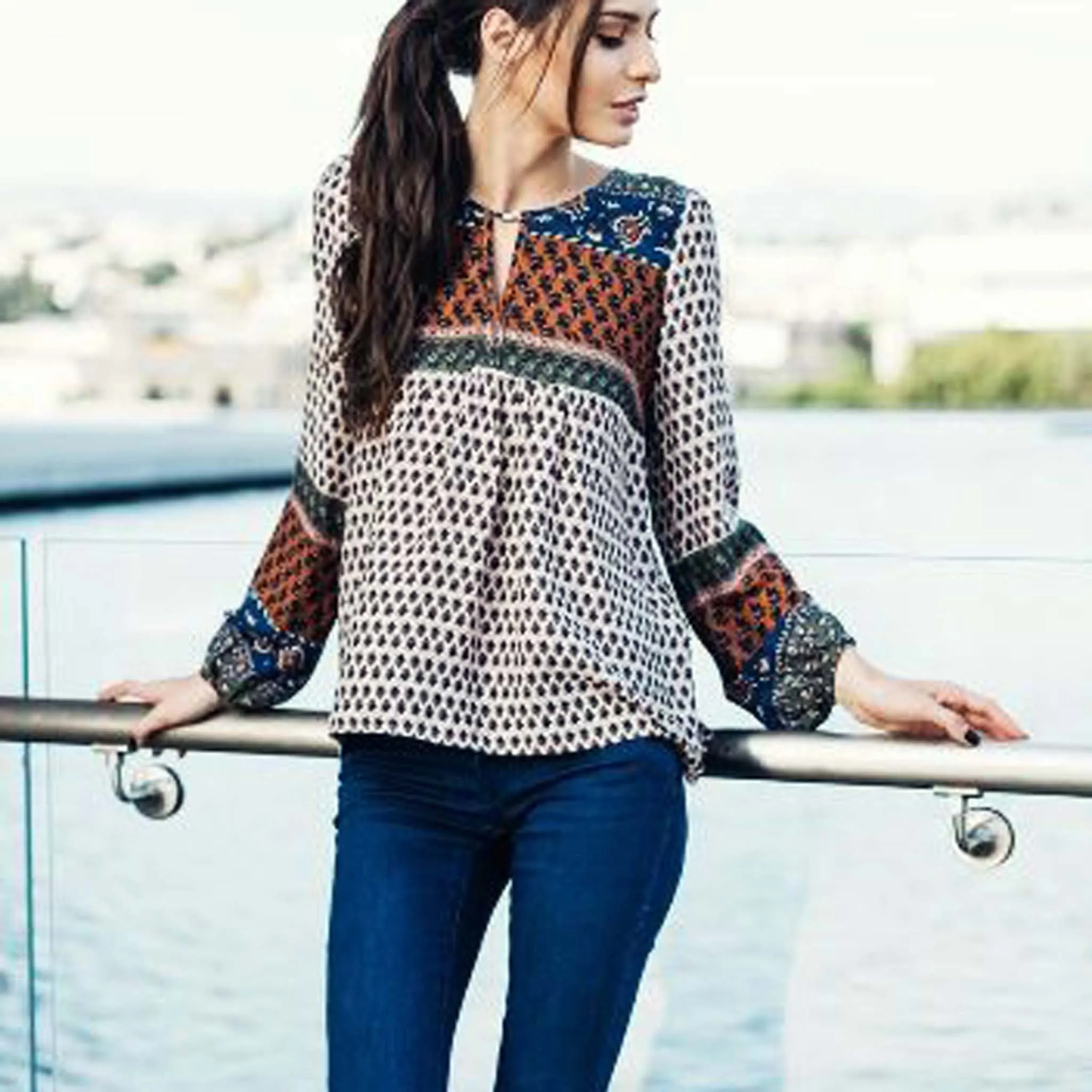 Dreamer Print Blouse