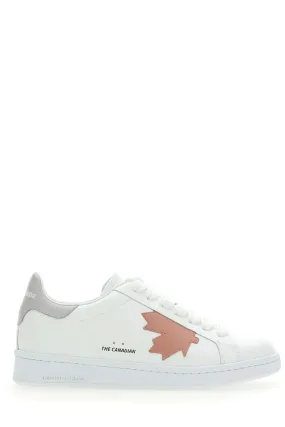 Dsquared2 Round-Toe Lace-Up Sneakers