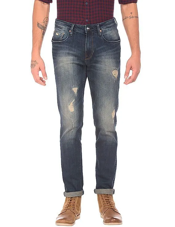 Ed Hardy Slim Fit Stone Wash Jeans