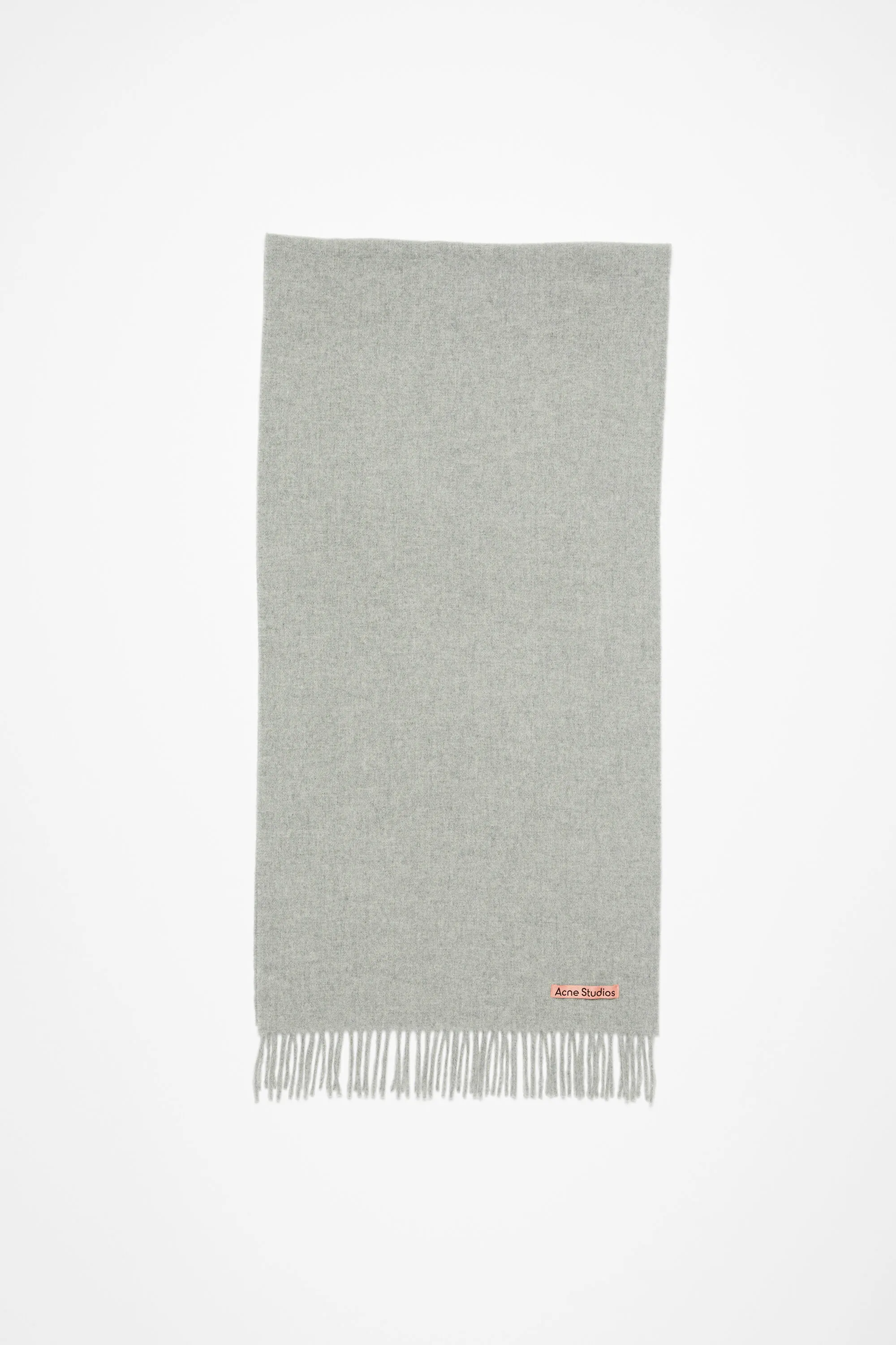 Fringe wool scarf - Narrow